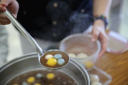 食譜－蝶豆花金湯圓