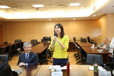 花蓮縣衛生局健康促進科科長詹瑞慧感謝所有醫療院所的投入