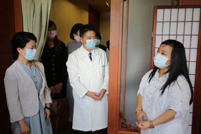 「我們想找一個拜拜(祈禱)的地方找了很久，真的很感謝花蓮慈濟醫院。」從印尼來到臺灣已經12年的Yan ti表示