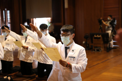 誓願成為能獲得病人與家屬信賴的良醫人醫
