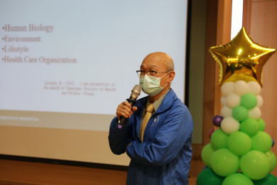 門諾醫院社區健康部主任沈世珍分享推動IDS計畫的經驗心得。