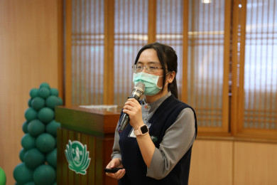 醫事室專員褚惠瑛分享推動IDS計畫的經驗心得與IDS風險款的成果。