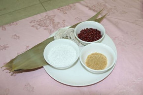 水晶紅豆粽食譜