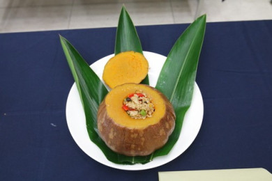 院慶素食料理大賽 蔬果米食炒香大廳
